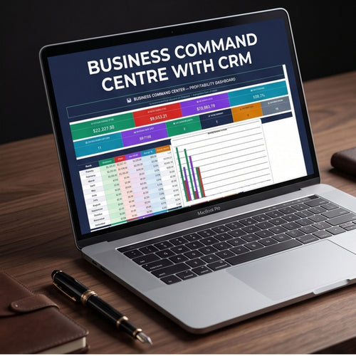 Business Spreadsheet template — CRM, P&L, Revenue & Domains tracker All-in-One Digital Business Dashboard